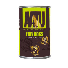 AATU For Dogs Duck and Turkey Tins 鴨肉配火雞全配方狗罐頭 400g X 6